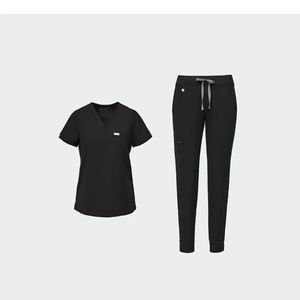 Black figs scrubs set